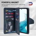 thumbnail image 3 of Compatible with Samsung Galaxy S23+Plus Case Wallet with RFID Blocking Card Slot Flip Leather Zipper with Strap Protective Phone Case for Samsung Galaxy S23 Plus Wallet Case(Blue-6.6 inch), 3 of 14