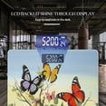 thumbnail image 3 of High Precision Body Weight Scale Smart Bathroom Scales with Large LCD Display(400lbs),Decorative for Bedroom-Butterflies Flying Among The Branches And Flowers, 3 of 4