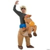 Riding on Horse Inflatable Men's Halloween Fancy-Dress Costume for Adult, One Size