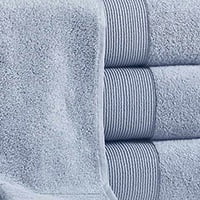 Modern Threads Aircloud 18-Piece Cotton Bath Towel Set, Blue