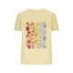 thumbnail image 1 of Camisetas de Verano de Mujer Pequeña Flor Impresa Cuello Redondo Manga Corta Superior, Verano Superior de las Mujeres, 1 of 8