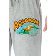 thumbnail image 3 of DC Comics Men's Vintage Aquaman Character And Logo Loungewear Pajama Pants, 3 of 5