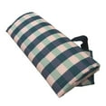 thumbnail image 4 of Lounge Folding Wicker Sponge Pillow Green Grid, 4 of 8