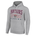 thumbnail image 2 of Men's Starter Heather Gray Florida Panthers  Graphic Pullover Hoodie, 2 of 3