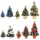 thumbnail image 2 of Christmas 2022 News Little Artificial Tree Navidad Decorations for Home Christmas Gift Deskpot Miniature Christmas Ornaments, 2 of 4