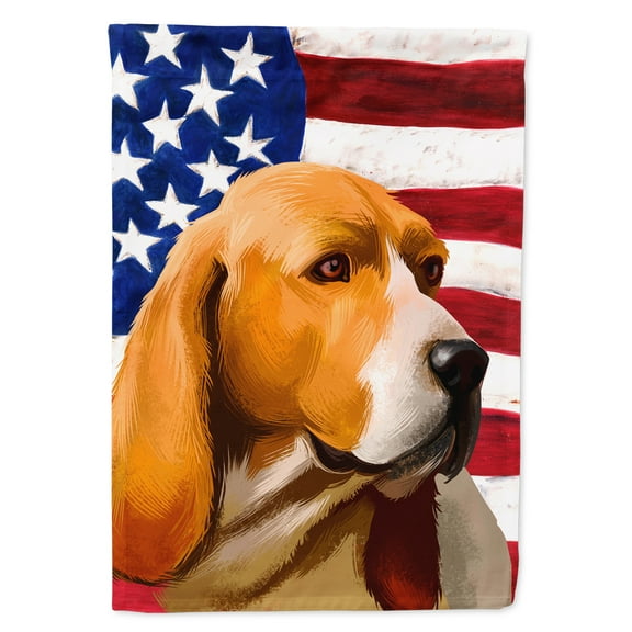 Carolines Treasures CK6409GF Artois Hound Dog American Garden Size Outdoor-Flags, Multicolor