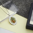 thumbnail image 6 of Picturesongold.Com Our Lady Guadalupe Religious Medal Necklace Pendants Adult Sterling Silver 3/4x1, 6 of 8
