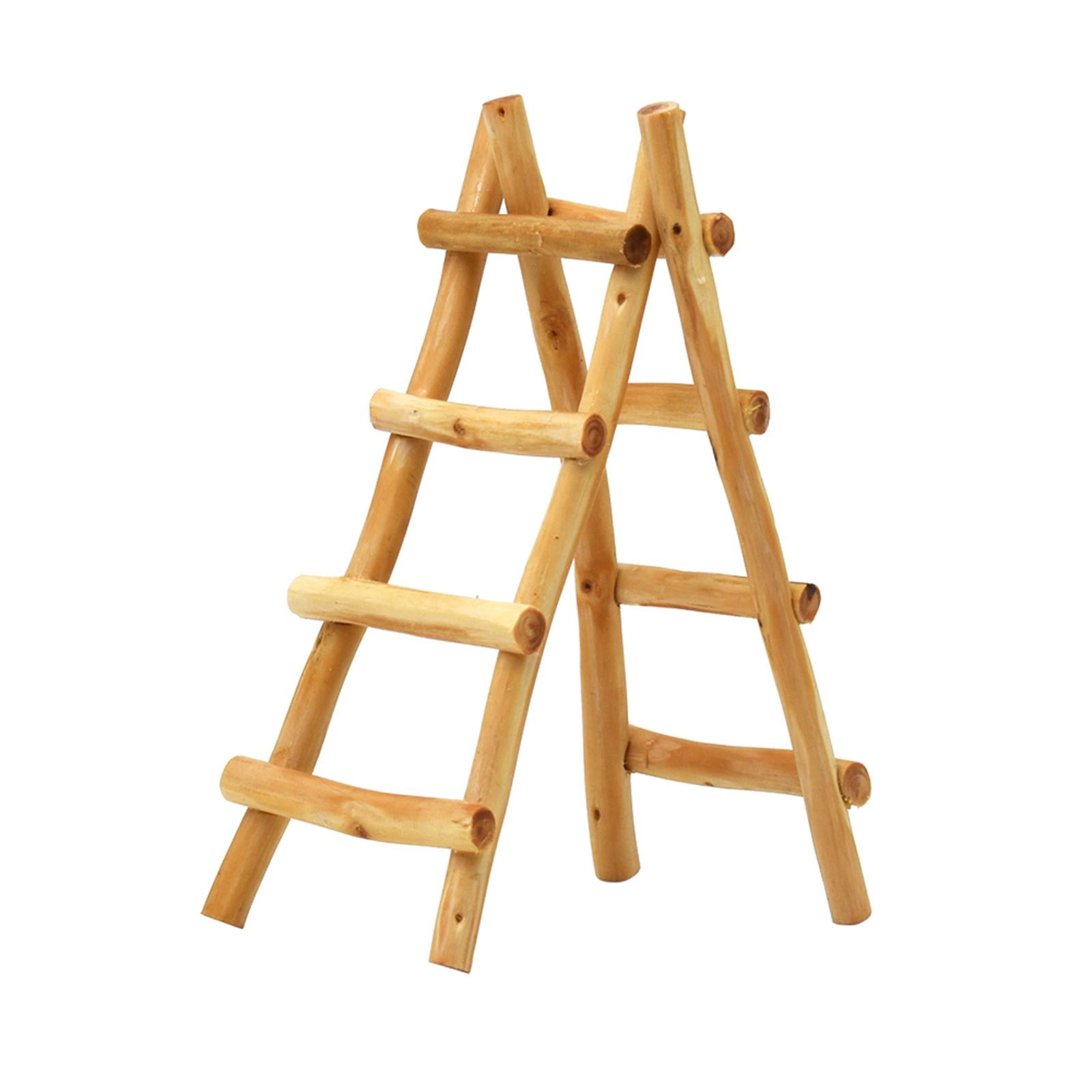 1:12 scale Wooden Step Ladder folds up U3192