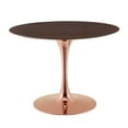 thumbnail image 2 of Modway Lippa 40" Wood Dining Table in Rose Cherry Walnut, 2 of 3