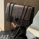 thumbnail image 3 of Bolso de hombro de PU para mujer bolsos cruzados de diseñador gran capacidad para viajes y vacaciones, 3 of 9