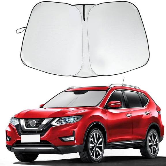 For Nissan Rogue 2014-2020 black Windshield Sun Shade Front UV Block Cover