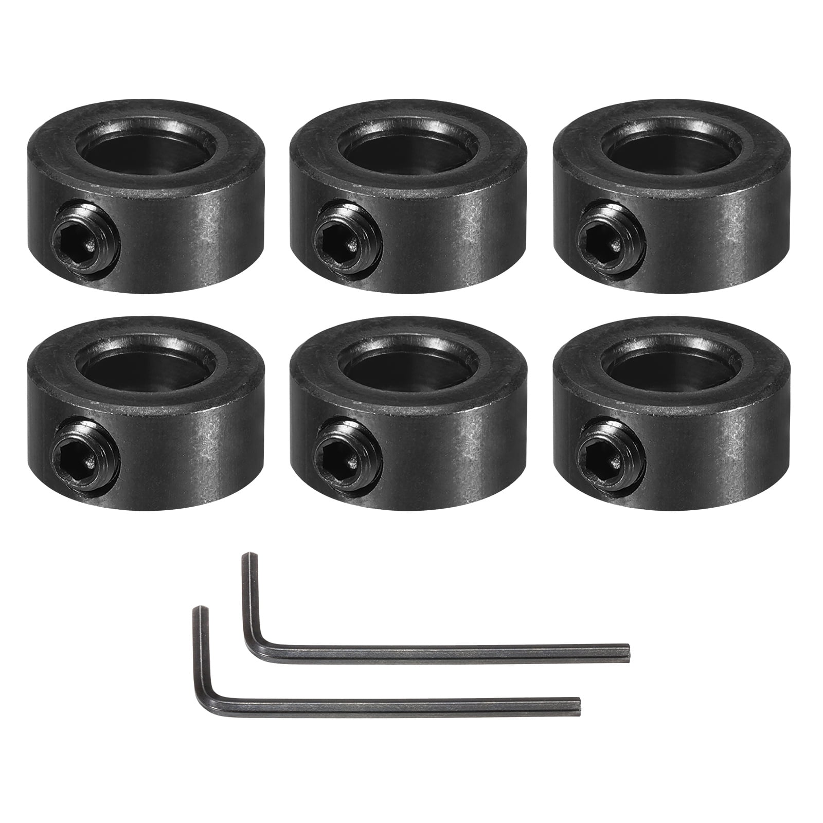 10 Colliers De Serrage 10mm Alésage Acier Inox - Pour Arbre 15mm OD X 6mm