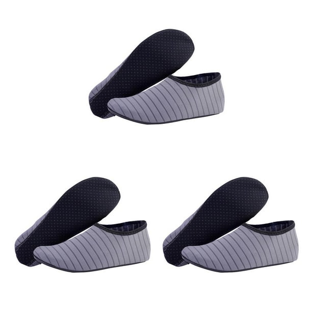 Sonducket 1 par de zapatos de playa antideslizantes de secado rápido calcetines descalzos Surf Drafting Underwater adultos niños gris M Type1 NO1