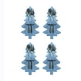 thumbnail image 2 of Yuarrent 4 unidades/juego de cubiertos colgantes de Navidad, chimenea, de pared, centro de mesa, tenedor, cuchara, bolsa de almacenamiento, Kits de decoración para fiestas Gris Yuarrent HA068282-03B, 2 of 6