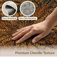 thumbnail image 6 of ODIKA Zebra Print Burnt Sienna Deep Contrasting Rectangular Leopard for Playroom, Bedroom, Reading Nook, Pet Friendly & Kids Safe Play, 6 of 7