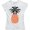 White, variant on Retro Pineapple Tropical Fresh - Summer Hawaiian Women's T-Shirt