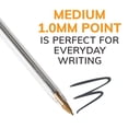 thumbnail image 3 of BIC Cristal Xtra Smooth Ballpoint Pens, 22ct - Black: Smooth Writing, Stationery, Office Supplies, 1.0mm Point Size, 3 of 7
