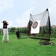 thumbnail image 5 of Xingzhi Cible de Golf en Toile Filet d'Entraînement pour Extérieur Jardin Blanc, 5 of 5