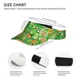thumbnail image 4 of Gaeub St Patrick's Day6 Sun Visor Hats with Empty Top and Adjustable, UV Protection for Golf Tennis Cycling Running, 4 of 8