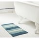 thumbnail image 1 of Alfombra de baño de microfibra Ombre de 17 x 24 pulgadas en color aguamarina RT Designers Collection RGO00103, 1 of 2