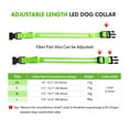 MASBRILL Flashing Light LED Dog Collars Waterproof with Rechargeable