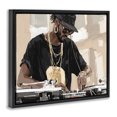 thumbnail image 2 of Stupell Industries Contemporary Timeless DJ with Urban Rhythm Black Floating Frame Canvas Art, 21 x 17, by Franklyn Gregory, 2 of 8