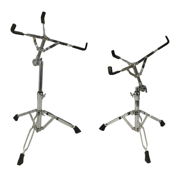 Zenison - Set of 2, SNARE DRUM STAND Double Braced Percussion Drummer Gear