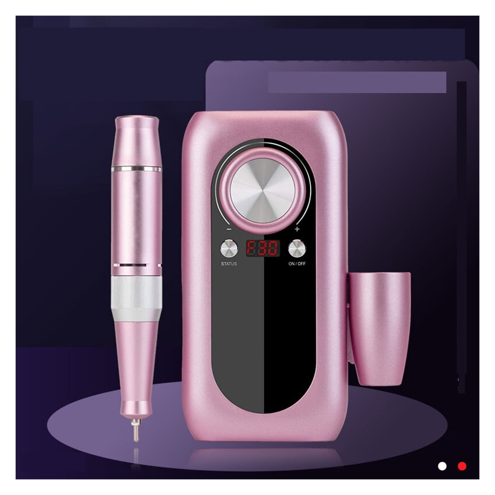 Electric Nail Drill Machine, 30000RPM Pro Manicure Machine, Apparatus For Manicure, Pedicure Kit Nail File With Cutter Nail Tool ,Low Noise