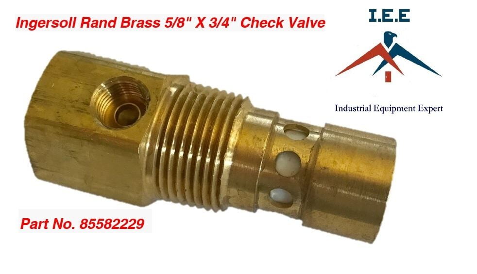 3/4" Flare x 3/4" Male NPT Solid Brass Air Compressor In Tank Check Valve New 