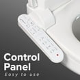 thumbnail image 6 of SmartBidet Electric Bidet Seat with Control Panel for Elongated Toilets in White, 6 of 13