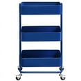 thumbnail image 3 of Linon Metal Three Tier Cart, 29 inches Tall, Royal Blue, 3 of 6