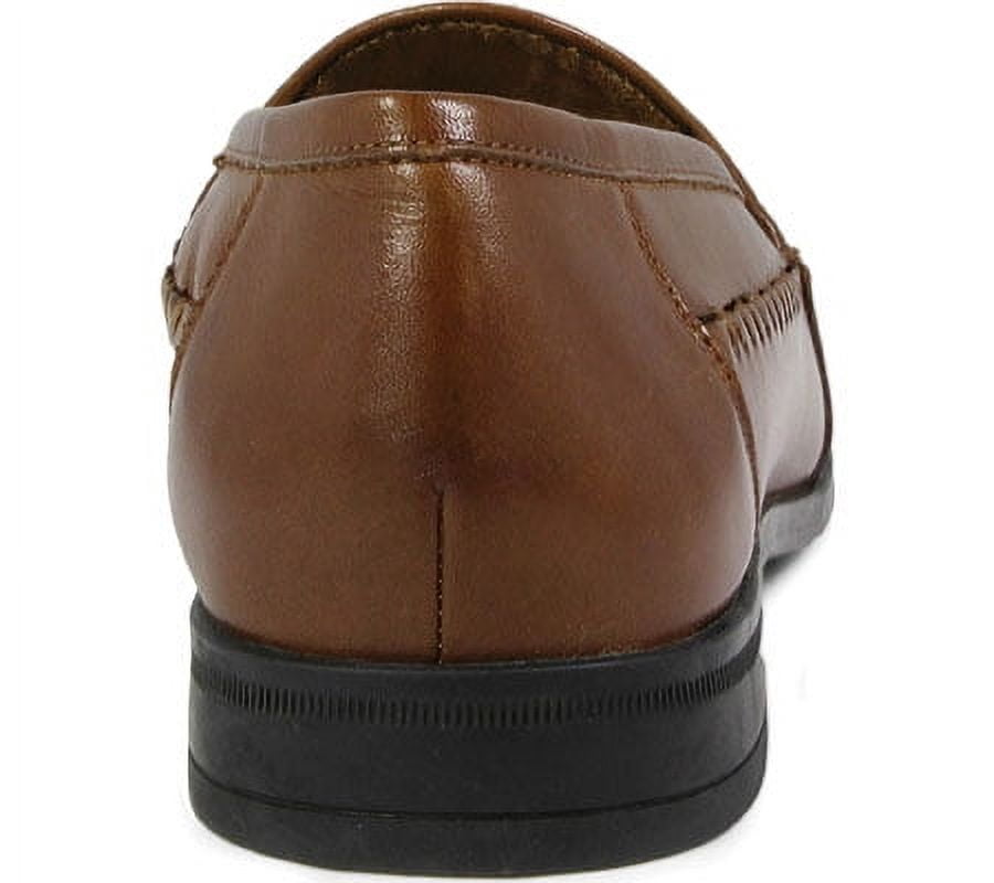 Nunn Bush Strafford Men Casual Woven‎ Moc Toe Tassel Loafers 10 Brown Leather Nunn Bush Strafford Woven Tassel Loafer shoes 7.5 Leather  main image 3
