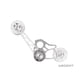 thumbnail image 4 of sweethay Estabilizador de cadena de cambio trasero, prensatelas, tensor de cadena de buena elasticidad, procesamiento CNC, velocidad variable múltiple Ciclismo Astilla sweethay OD024304-03, 4 of 6