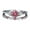 Red, variant on Censtreet Women's Fashion Couple Jewelry Wedding Ring Band Promise Rings for Her, Sparkle CZ Ring