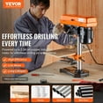 thumbnail image 2 of STAWAY 8-Inch Benchtop Drill Press - Precision 5-Speed Adjustable 750-3200 RPM, LED Light, 45° Tilting Table for Woodworking & Metalworking, 2 of 6