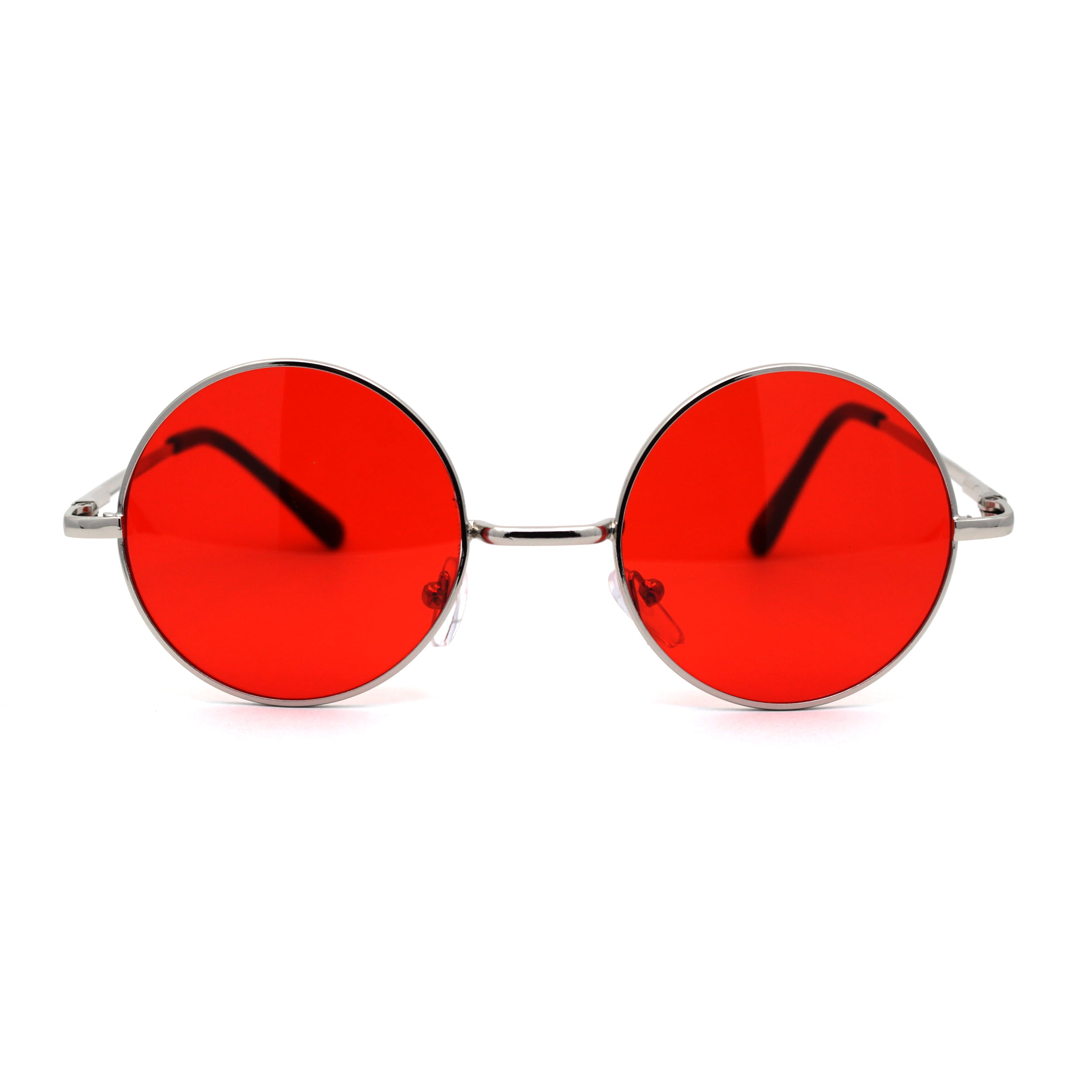 SA106 Summer Color Gradient Lens Circle Lens Round Hippie Sunglasses ...