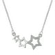 thumbnail image 1 of Collar de la mano de la estrella en forma de joyería Joyería Collar de la estrella Collares y colgantes de moda, 1 of 6