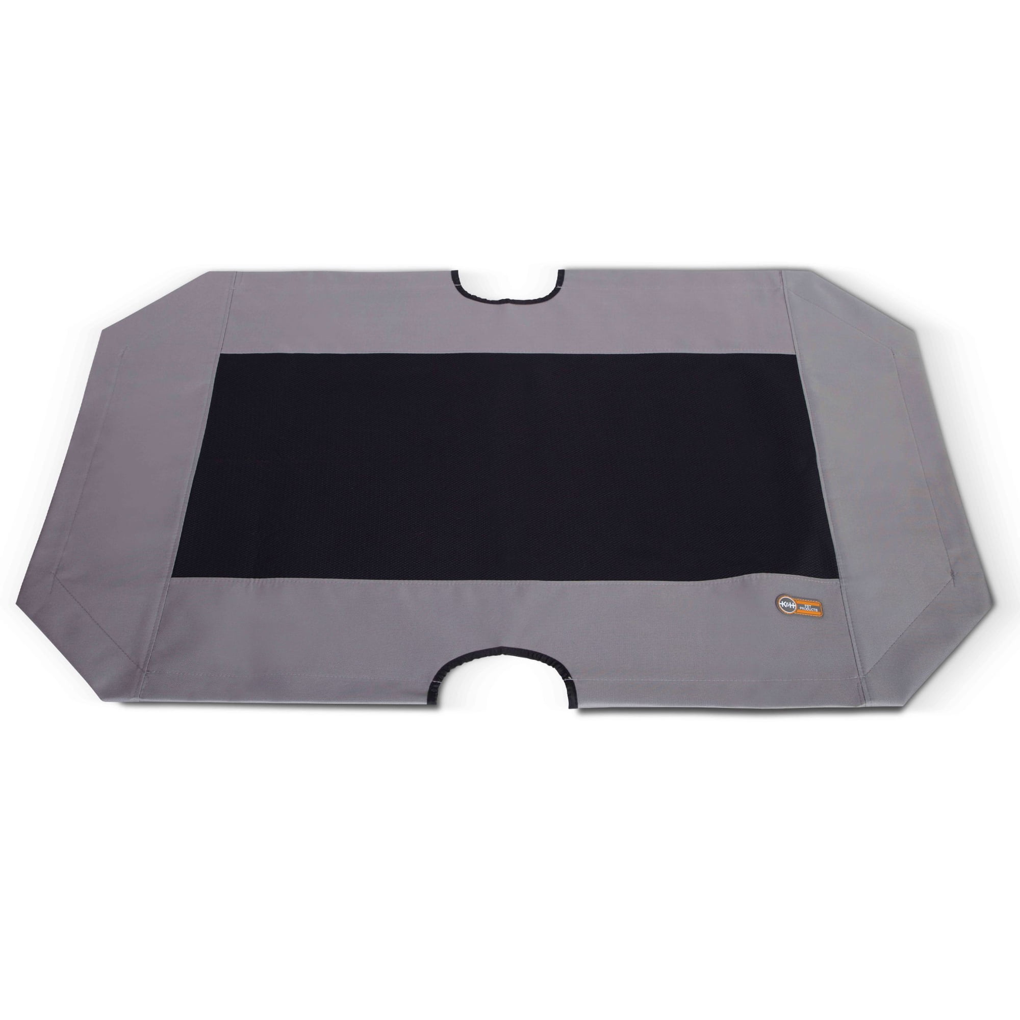 K&H Pet Products Original Pet Cot Replacement Cover (Cot Sold Separately) Gray/Black Mesh X-Large 50 X 32 Inches