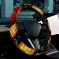 thumbnail image 6 of Thanksgiving Corn 14.5 Inch Printing PVC Leather Car Wheel Cover Steering Wheel Cover Auto Accessories, 6 of 6