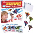 thumbnail image 1 of Paquete de 28 Tarjetas de San Valentín con Aviones de Papel Voladores para Aula de Niños con Sobres I Tarjetas del Día de San Valentín para la Escuela de Niños | Favor de fiesta Juguetes a granel Jugu, 1 of 7