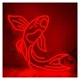 thumbnail image 1 of Letrero De Neón Con Forma De Pez Koi Para Crear Ambiente. Pieza Única Para El Hogar, Bar O Tienda. Iluminación Decorativa De Pared Regulable De 43cm, 1 of 2