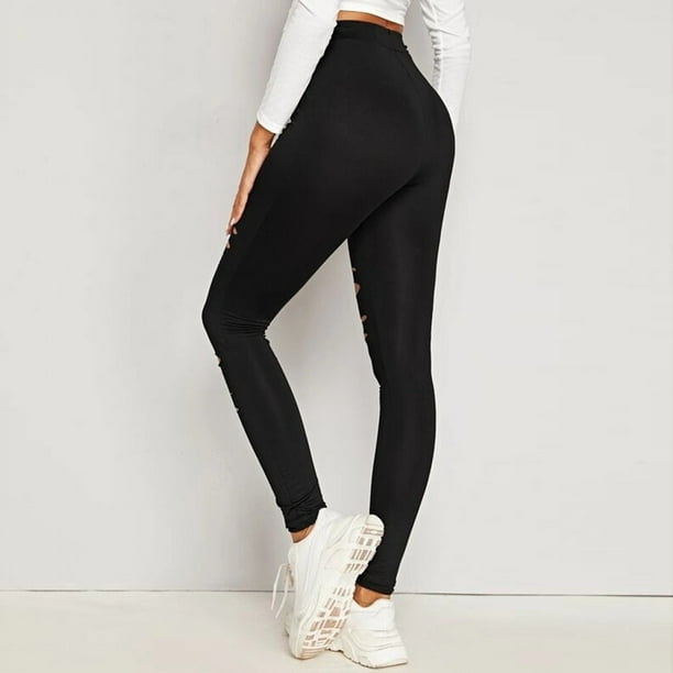 1 Pc Pantalon De Yoga Femme Noir Confortable Avec Pantalon Évasé, Mode en  ligne