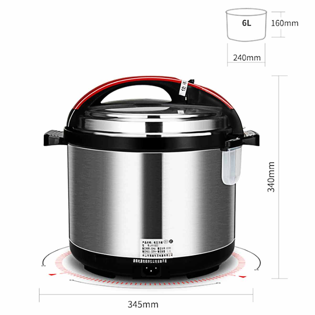 la gourmet 6l electric pressure cooker