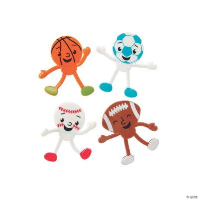 Sports Ball Bendables, Birthday, Toys, 24 Pieces