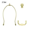 thumbnail image 4 of Kit de arpa de lámpara Uxcell de 8.5 pulgadas con soporte de pantalla de lámpara tono dorado 2 juegos, 4 of 6