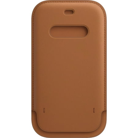 Apple Official Leather Sleeve with MagSafe for iPhone 12 Pro Max - Saddle Brown