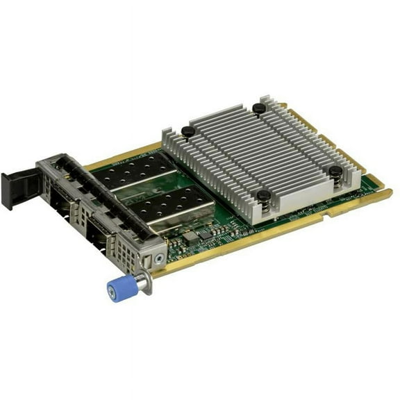 Supermicro AOC-A25G-I2SM Dual-port 25GbE Network Adapter Card - Advanced I/O Module (AIOM) Form Factor