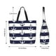 thumbnail image 5 of Balery Anchors Bolsa Tote Estilo Estético con Cremalleras, Bolsa de Hombro, Bolsa de Compras Grande y Plegable, 5 of 8