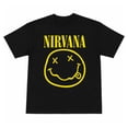 thumbnail image 1 of Playera Nirvana para Hombre, Cuello Redondo Manga Corta Negro Talla M, 1 of 4