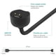 thumbnail image 3 of Cargador compatible para Mi Band 6 / Mi Band 5 / Mi Band 7 Cable de carga USB Adaptador de repuesto Reloj de carga para pulsera Xiaomi Reloj inteligente Xiaomi Mi Band 5/6/7 --- 1 pieza --, 3 of 8
